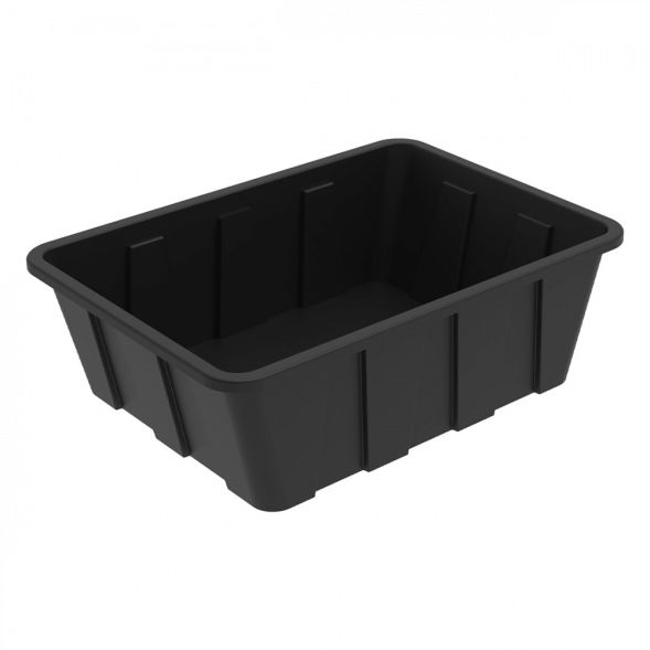 Ванна пластиковая пищевая KN, 600 л, 1.0 г/см³, HDPE, черный [1182.0600.899.000] в Магнитогорске